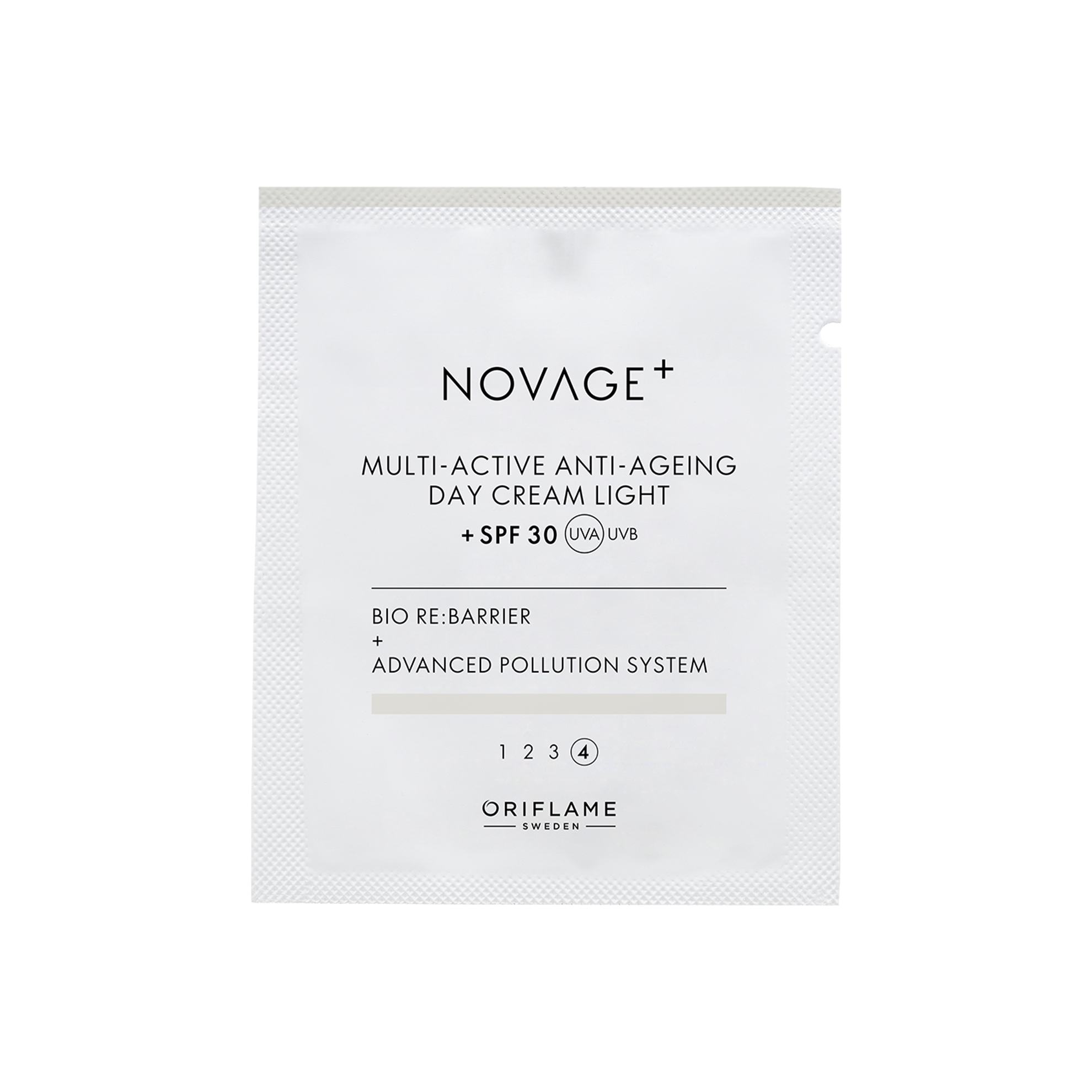 Лёгкий мультиактивный дневной крем Novage+ SPF 30 (пробник)