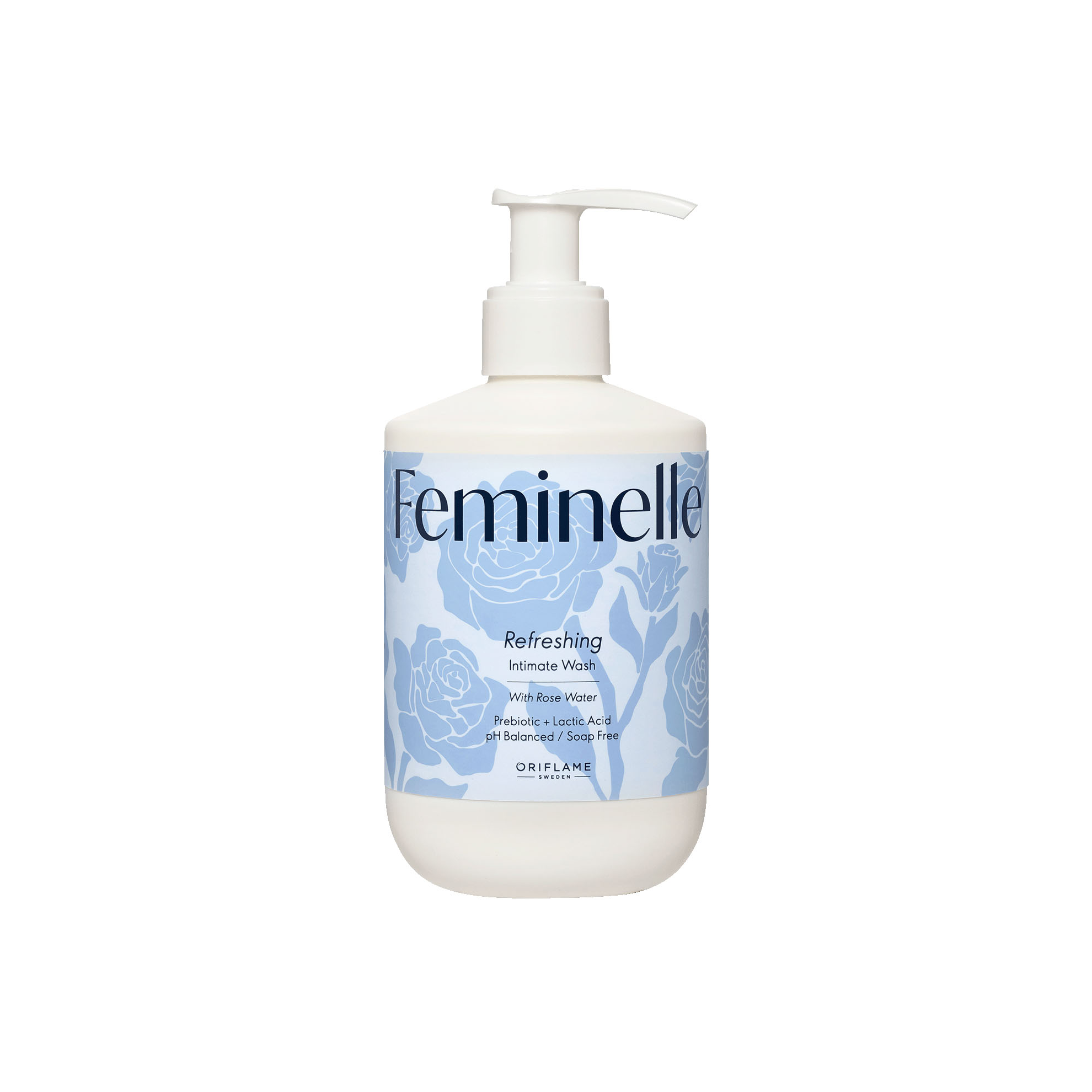 Освежающий гель для интимной гигиены с розовой водой Feminelle