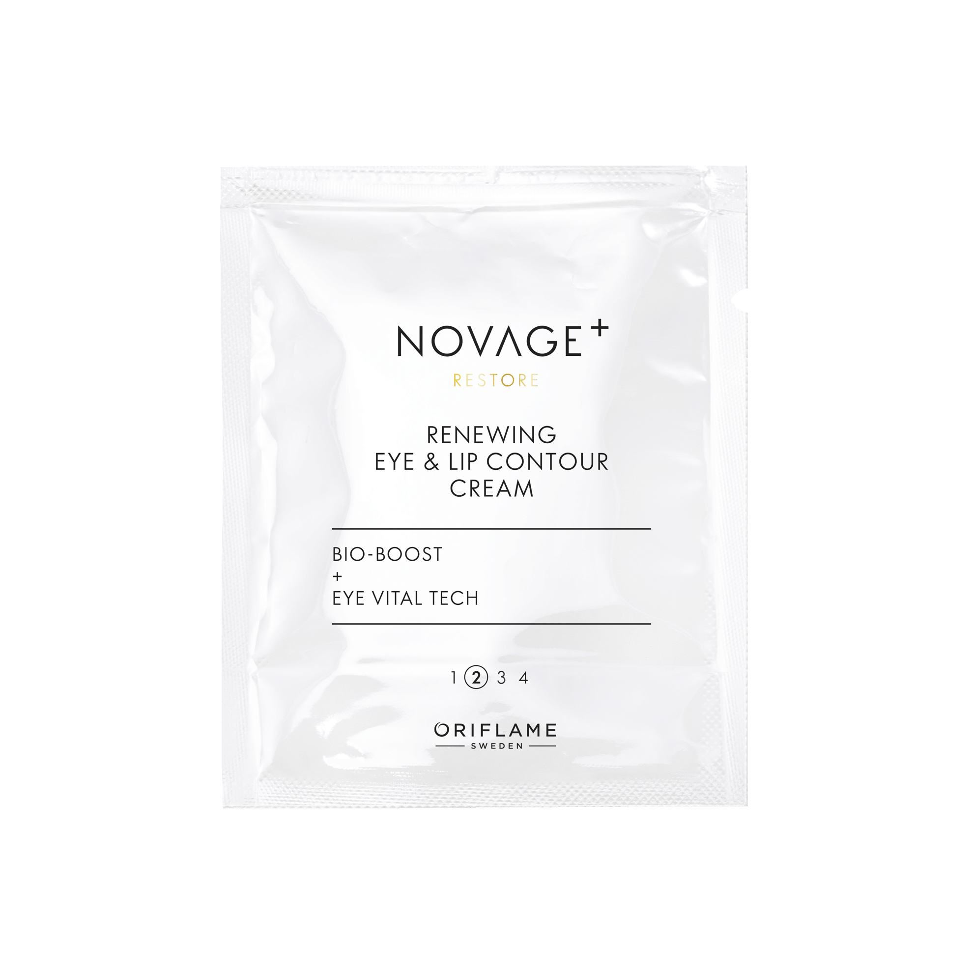 Омолаживающий крем для контура глаз и губ Novage+ Restore (пробник)
