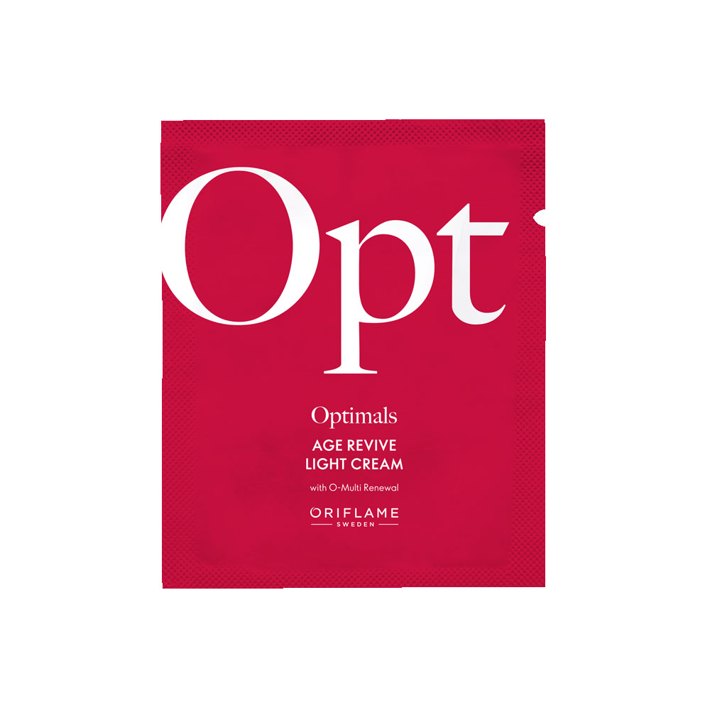 Лёгкий антивозрастной крем для лица Optimals (пробник)
