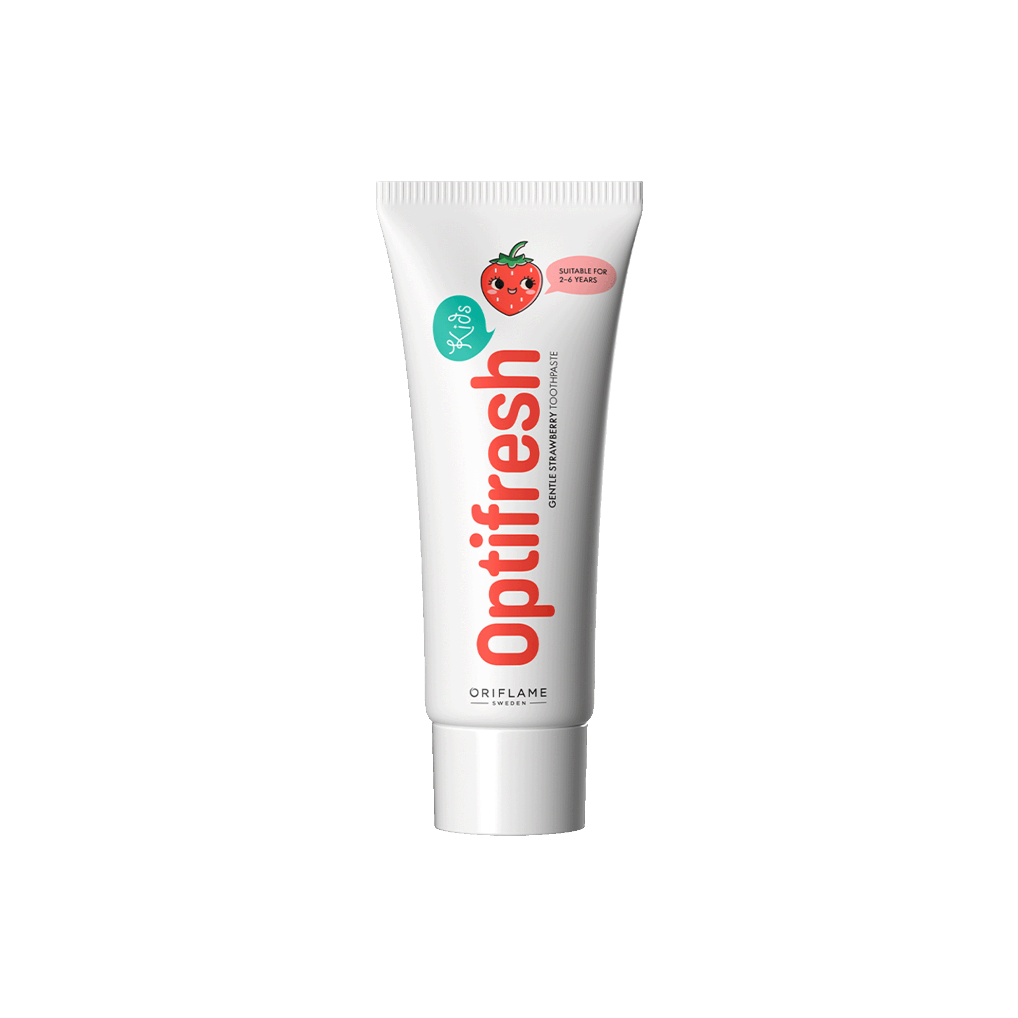 Детская зубная паста с клубничным вкусом Optifresh